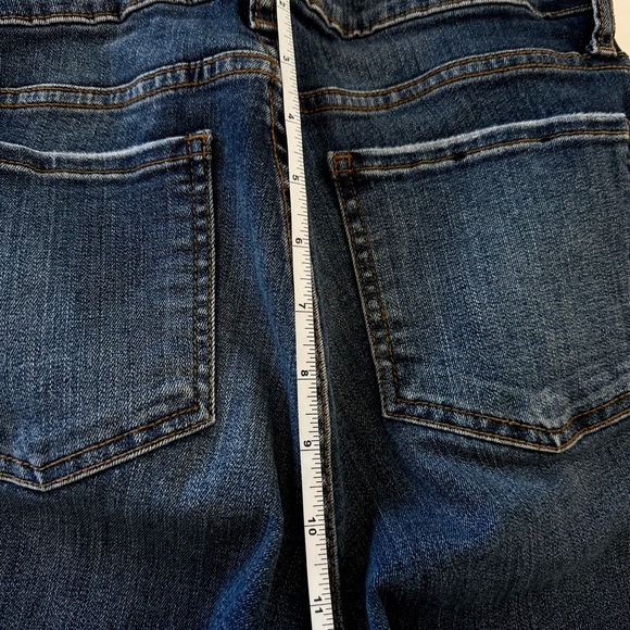 KUT From The Kloth Slim Straight Mid Rise Jeans Size 2 Medium Wash | Stretch - Picture 10 of 11